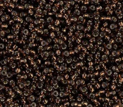 11/0 Miyuki Round Seed Bead – Silver Lined Root Beer