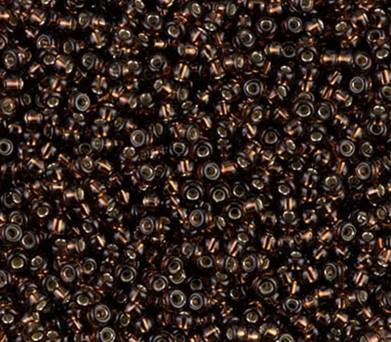 11/0 Miyuki Round Seed Bead – Silver Lined Root Beer