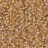 11/0  Miyuki Round Seed Bead – Silver Lined Gold AB