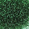 15/0  Miyuki Round Seed Bead – Silver Lined Emerald