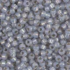 8/0  Miyuki Round Seed Bead – Smoky Opal Silver Lined Alabaster