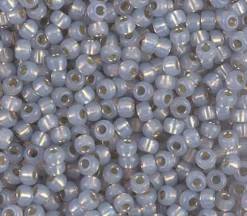 8/0 Miyuki Round Seed Bead – Smoky Opal Silver Lined Alabaster