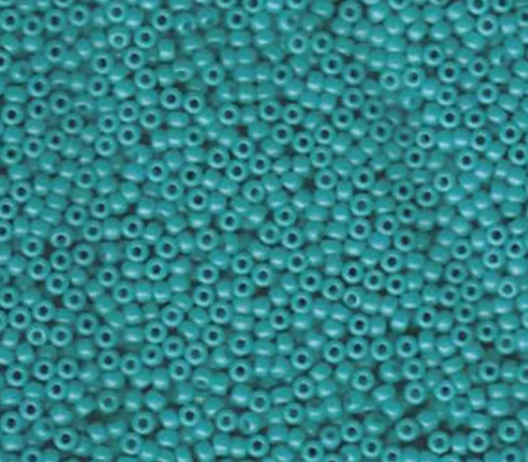 11/0 Miyuki Round Seed Bead – Special Dyed Bright Turquoise