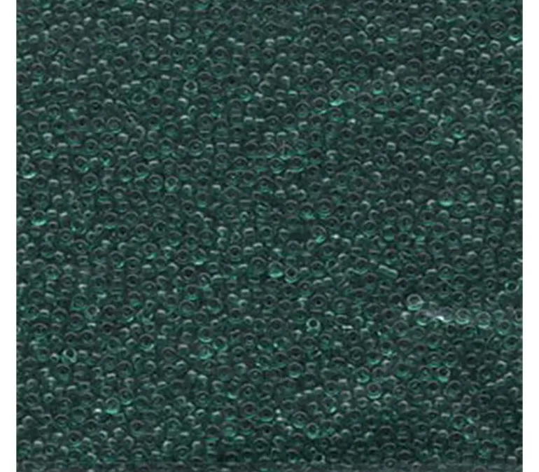 15/0 Miyuki Round Seed Bead – Transparent Emerald