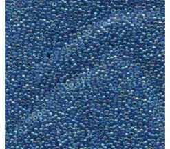 15/0  Miyuki Round Seed Bead – Transparent Capri Blue