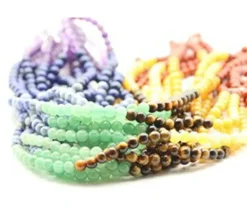 8mm Chakra Round Mixed Stone – 16-inch Strand