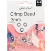 3mm Crimp Bead – Silver 144 pcs