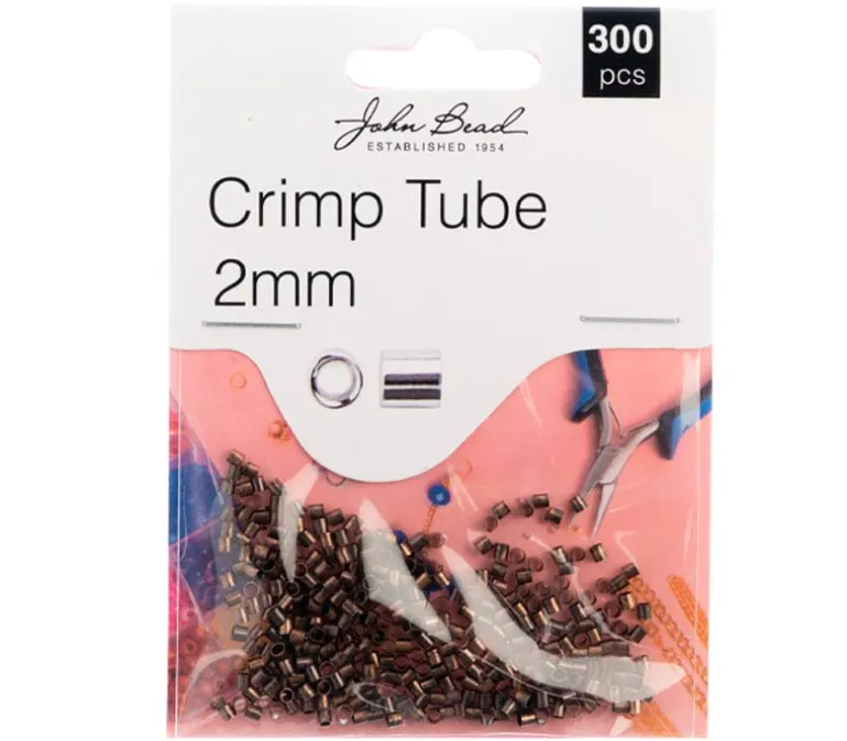 2mm Crimp Tube – Antique Copper 300 pcs