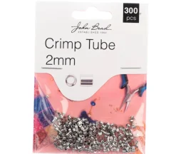 2mm Crimp Tube – Antique Silver 300 pcs