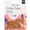 2mm Crimp Tube – Gold 300 pcs
