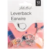 15mm Earwire Leverback – Silver 12pcs