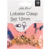 12mm Lobster Clasp Set – 10 Piece (view finishes)