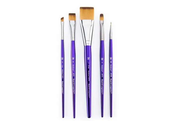 Moderna 77 Art Brushes – 5pc Angular Set
