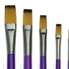Moderna 47 Long-Handle Art Brushes – Flat Size 8