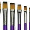 Moderna 47 Long-Handle Art Brushes – Bright Size 10