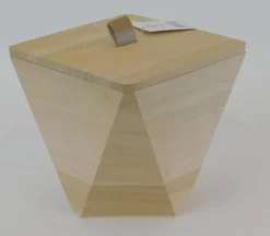 Modern Square/Angular Box with Handle – Small