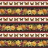 Monarch Meadows Butterfly Silhouettes in Tonal Orange