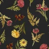 Monarch Meadows Florals on Black