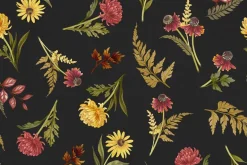 Monarch Meadows Florals on Cream