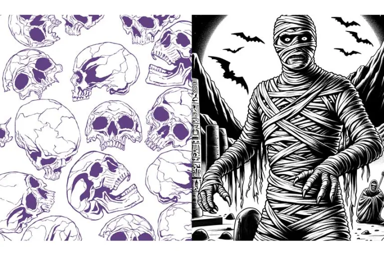 Monster of Myth & Legend Coloring Book