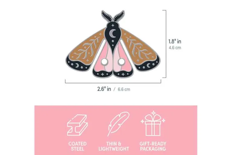 Moth Marks Bookmarks