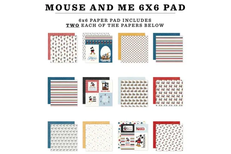 Mouse And Me 6×6 Paper Pad