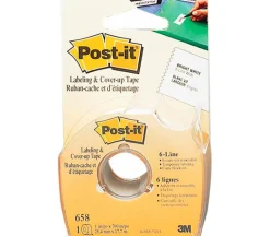 3M Post-It Labeling and Cover Up Tape – White