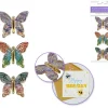 MultiCraft 3D Acrylic Foil Embellishment Stickers – Butterfly