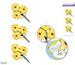 MultiCraft Floral Embellish – 3D Handmade Paper Flower – Sunflower