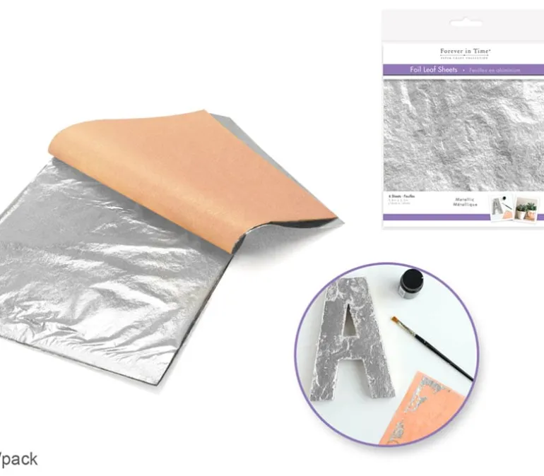MultiCraft Metallic Foil Leaf Sheets (view colors)