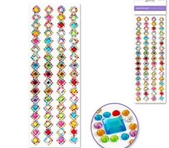 MultiCraft Paper Craft Stickers – Jewel Borders Diamond Bling