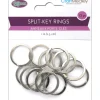 Multicraft Split Key Ring – 1-inch – 12 Piece