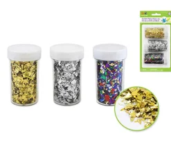 MultiCraft Twinkle Town Confetti Flake Shaker Jars
