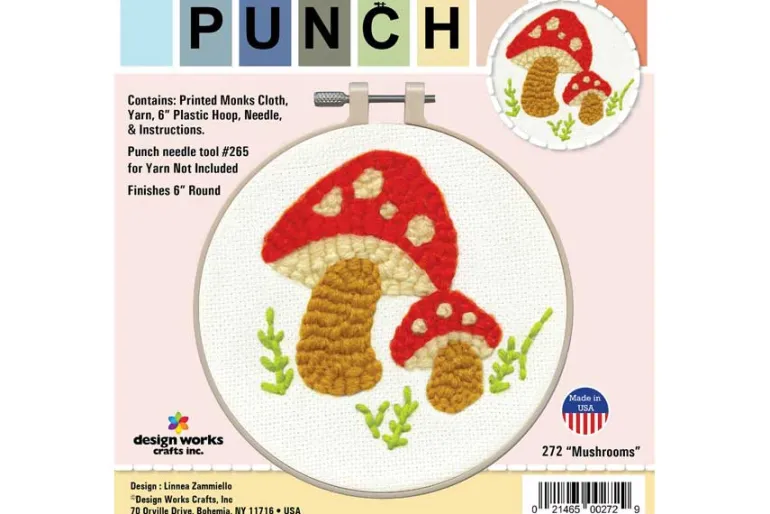 Mushroom 6-inch Needle Punch Kit #272