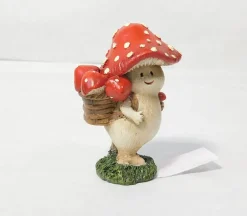 Mushroom with Backpack Decoration