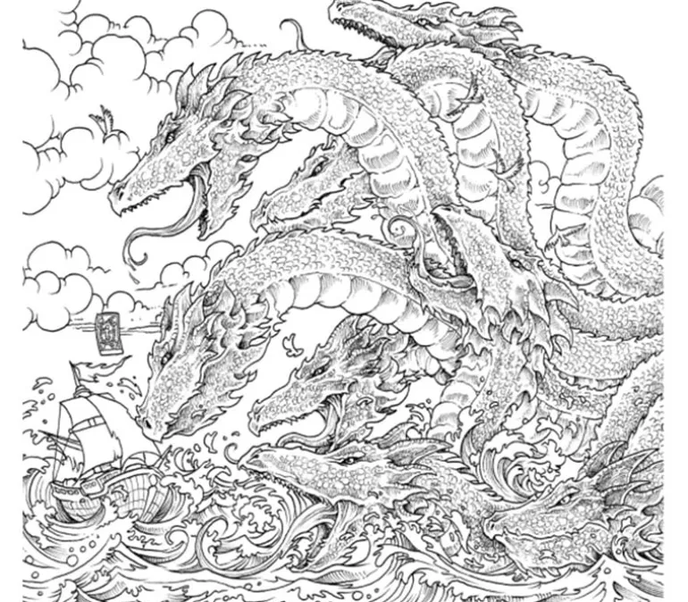 Mythomorphia An Extreme Coloring and Search Challenge Coloring Book