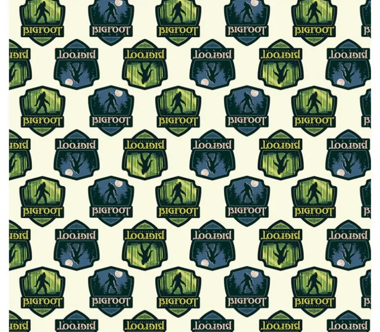 National Parks Legends Bigfoot Shield on Cream