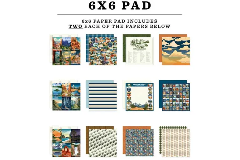 National Parks No. 2 6×6 Paper Pad