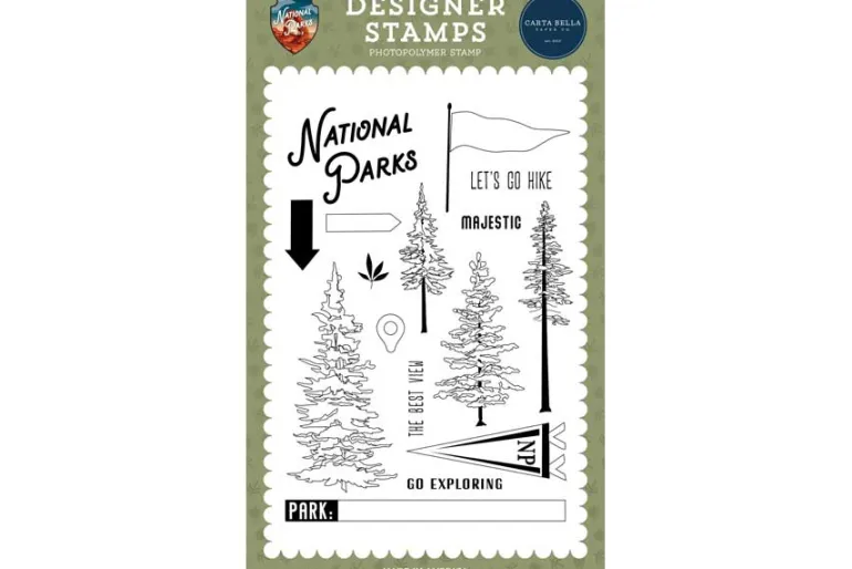 National Parks No. 2: Park Badge Stamp Set