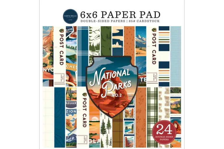 National Parks No. 2: Park Badge Stamp Set