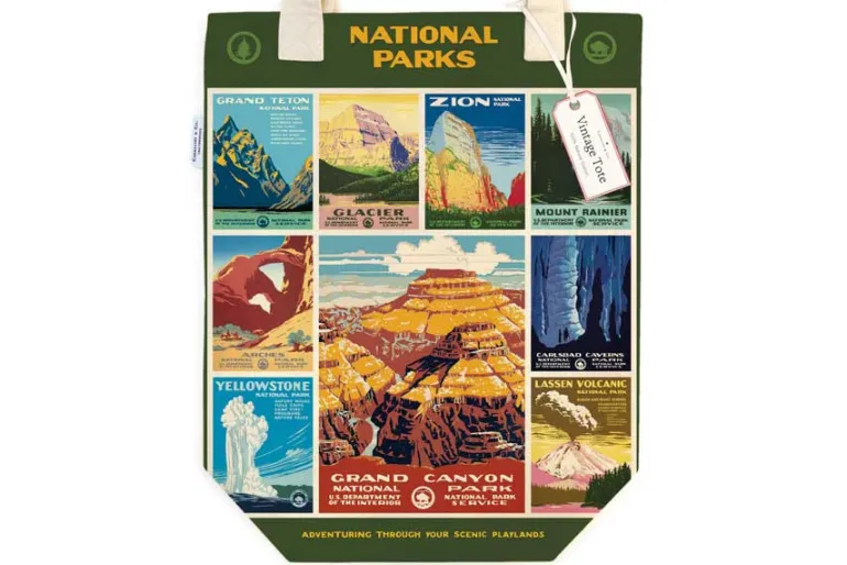 National Parks Poster Tote Bag
