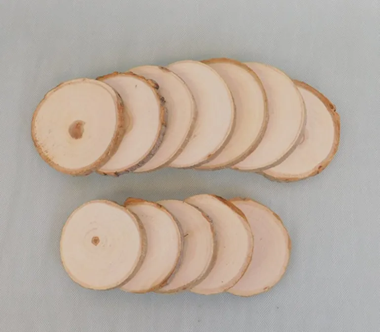 Natural Wood Slice Disc – Oval for Crafts & Décor
