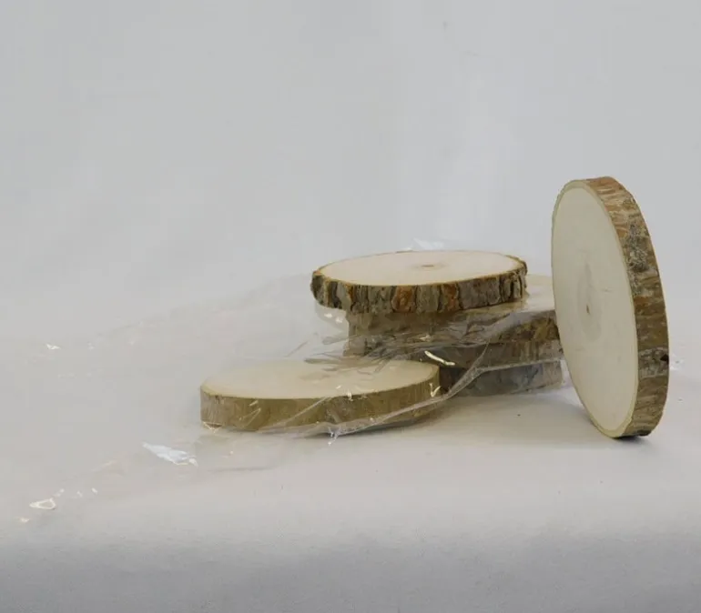 Natural Wood Slice Disc – Oval for Crafts & Décor