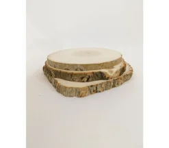 Natural Wood Slice Disc – Oval for Crafts & Décor