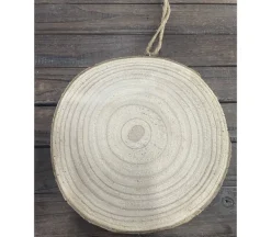 Natural Wood Slice Disc – Oval for Crafts & Décor