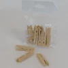 Natural Wood Mini Clothespins – 12 Piece