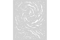 Nebula Cluster Stencil