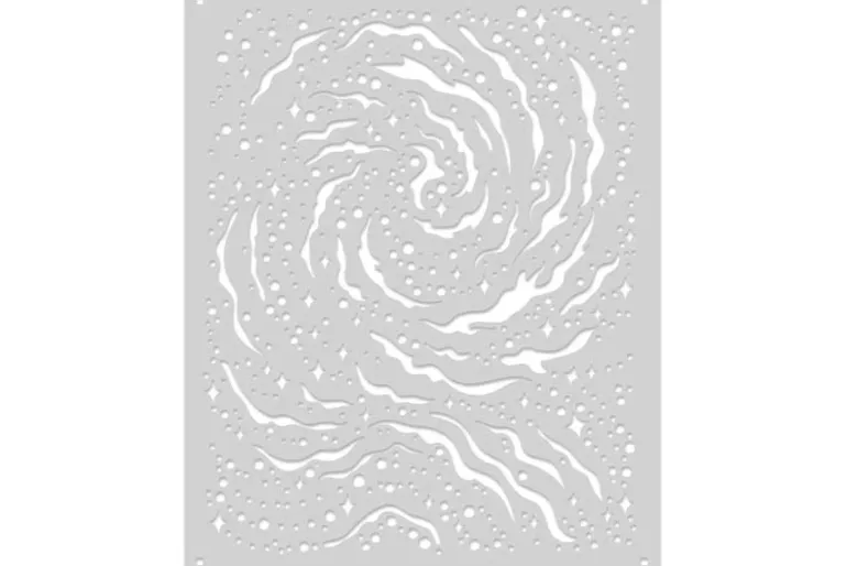 Nebula Cluster Stencil