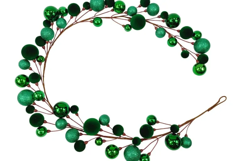 5′ Needle Pine Ornament Garland