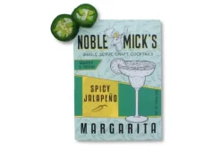 Noble Micks Single Serve Craft Cocktails Mix – Spicy Jalapeno Margarita